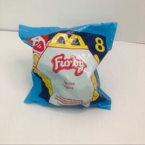 furby 1998 mcdonalds happy meal toy in damaged package number 8